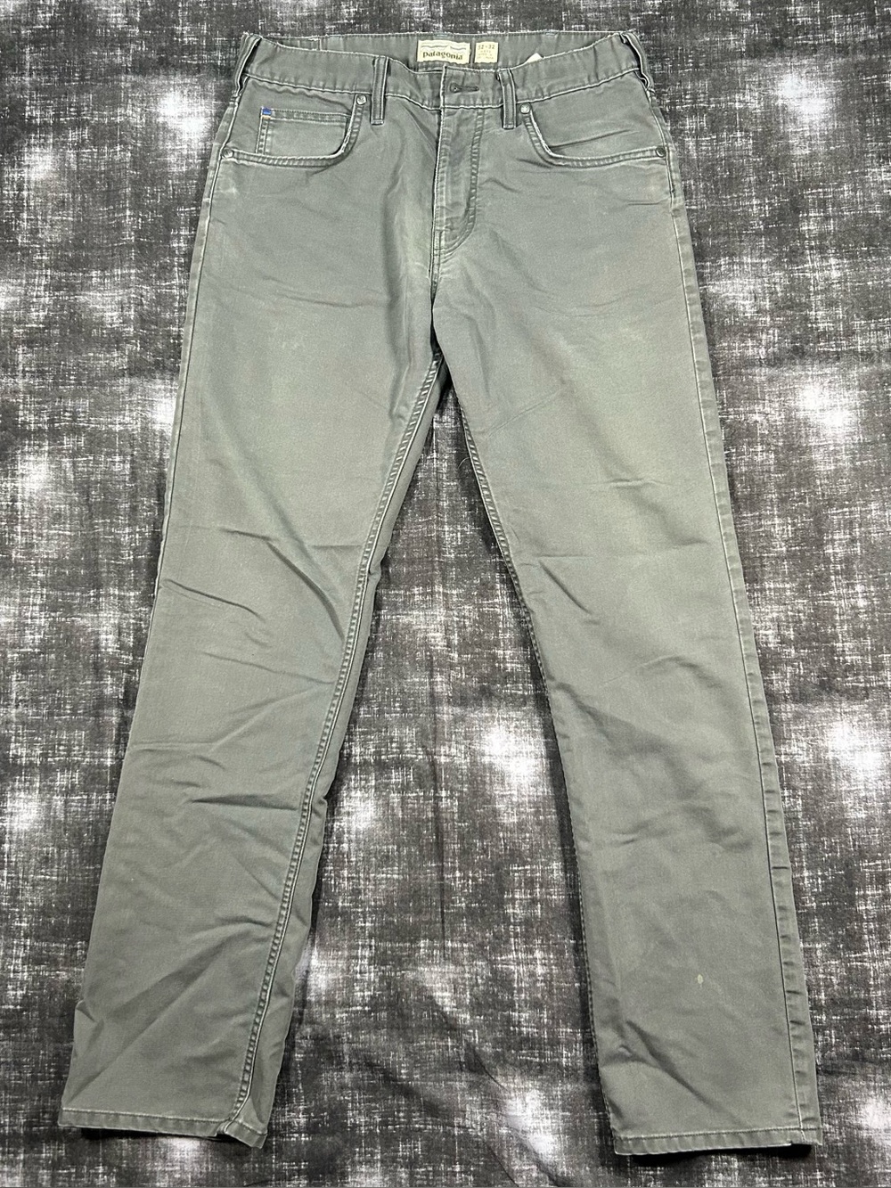 Patagonia Twill Jeans Mens 32x30 Forge Grey Straight Iron Clad USA Pants (Flaw)